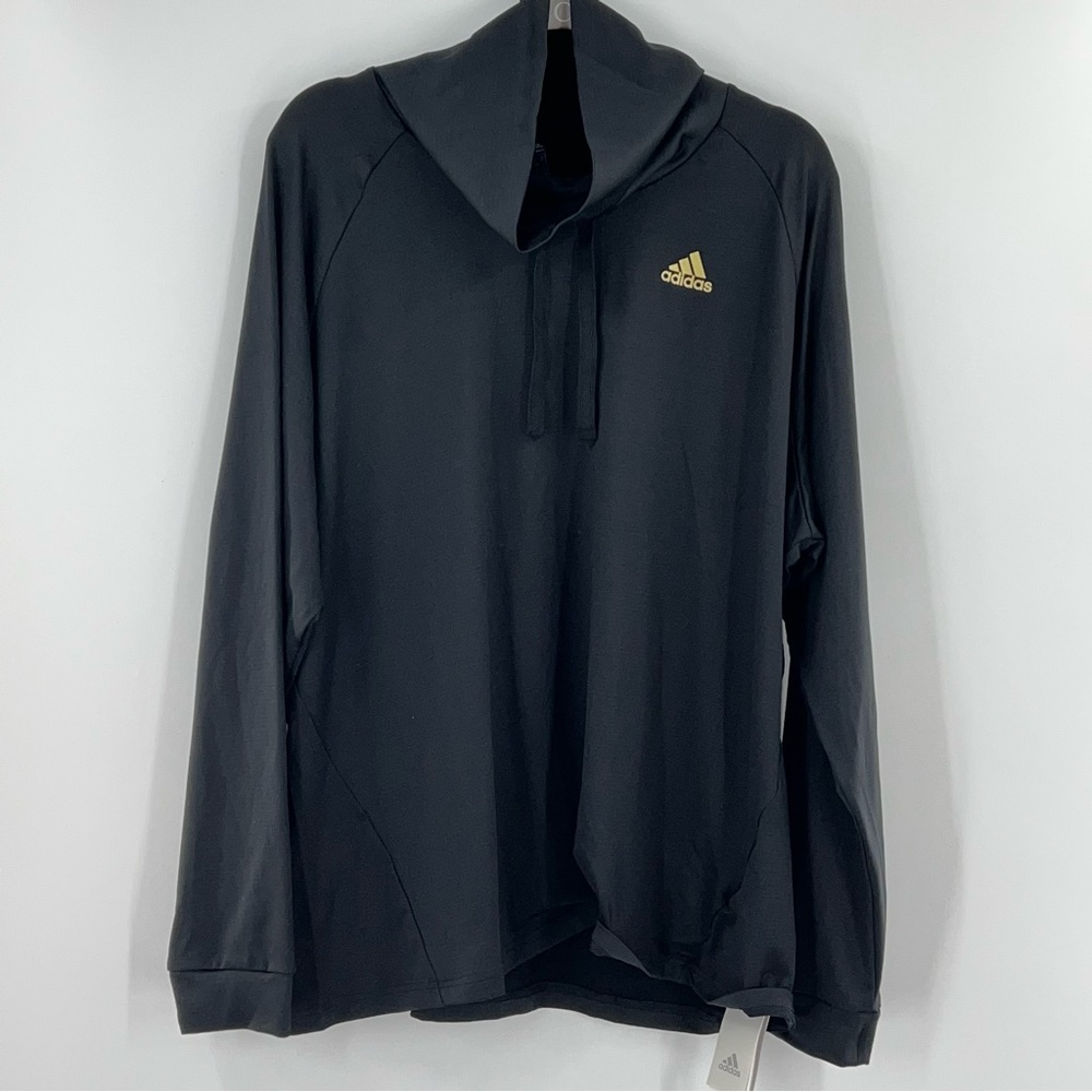 Adidas Designed to Move Sport Warm High-Collar Sweatshirt NWT 3X - Picture 3 of 9